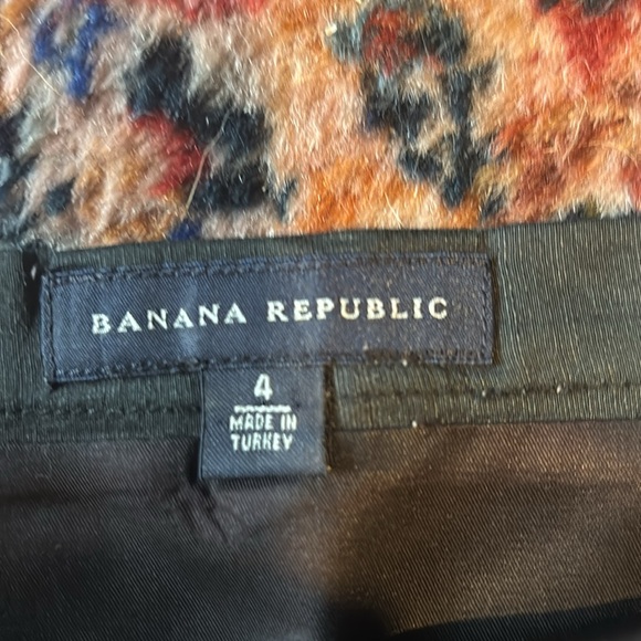 Black linen blend skirt - Picture 2 of 2